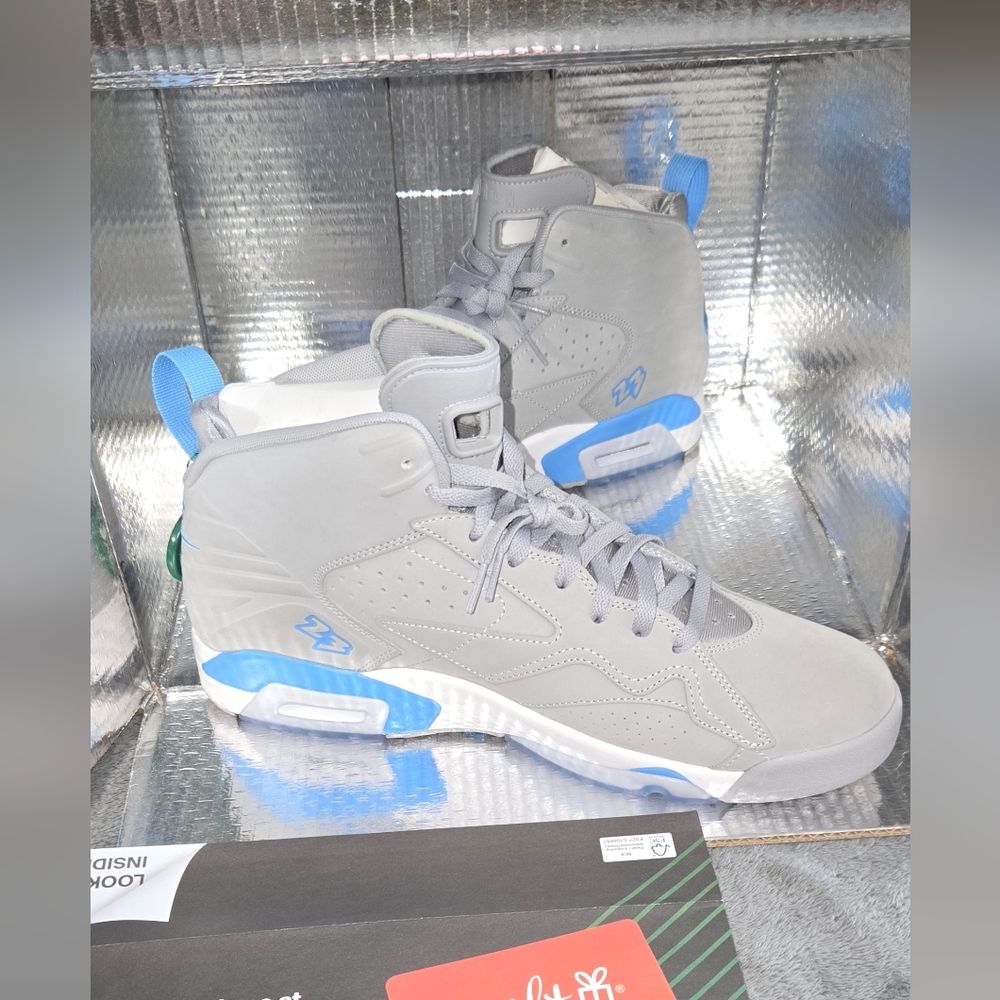 🩶💙Jordan MVP Wolf 🐺 Grey UNC Blue Mens Size 13 DZ4475-003 New W/OG Box🩶💙🤍